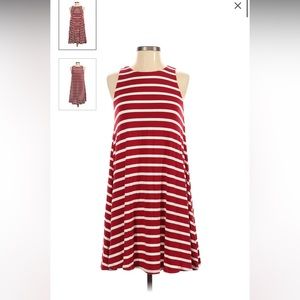 Old Navy Red Stripe Swing Dress